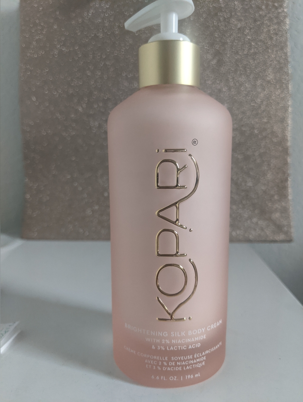 Kopari Brightening Silk Body Cream - White with Blush Pink Logo - Picture 2 of 11